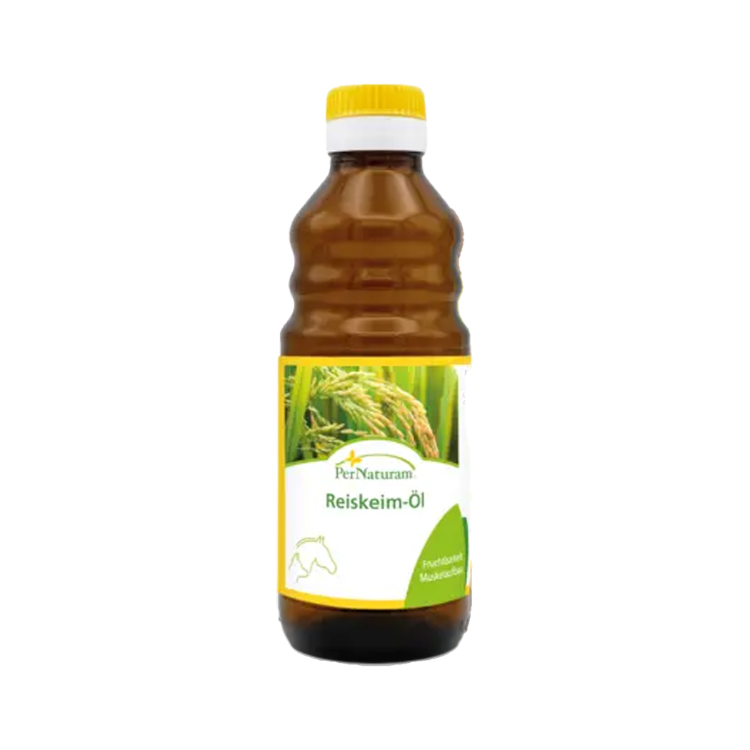Reiskeim-Öl, Pflanzenöl, Kleines Fläschchen, Naturprodukt, Grünes Etikett