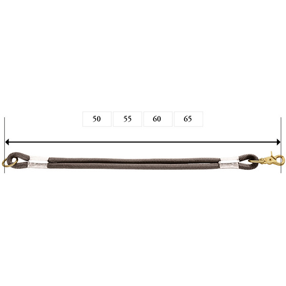 Hunter Halsung Sansibar Rantum M-L (50 cm), beige 2x10mm