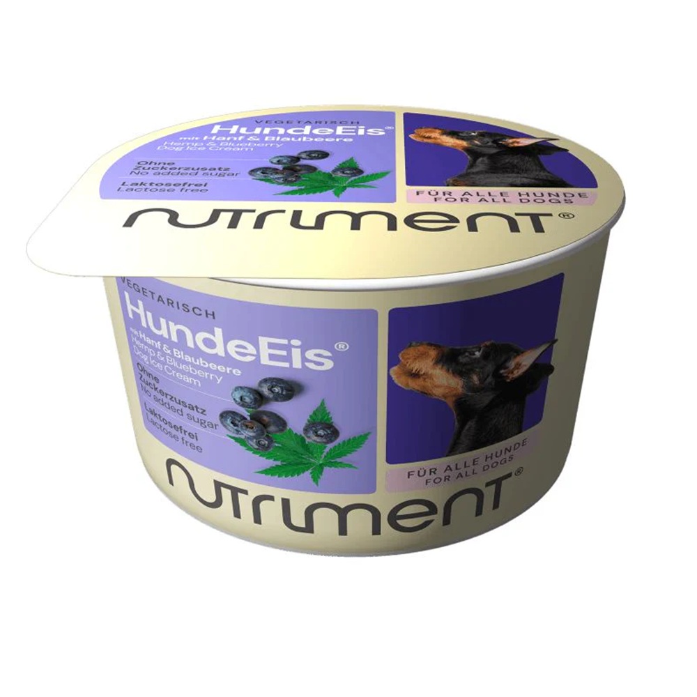 Nutriment HundeEis Hanf Blaubeere 90ml