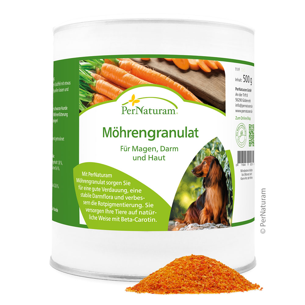 Möhrengranulat, Tierfutter, Carotinoid, Vitamin-Beta-Carotin, Darmhülle?