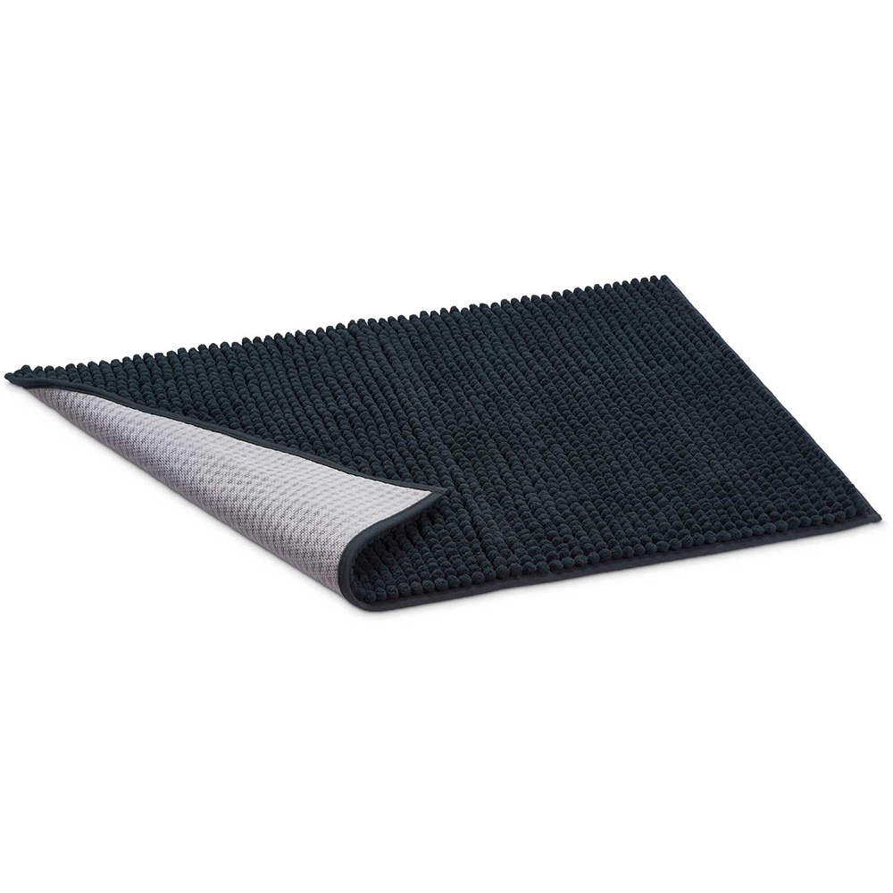Matte, Bath, Teppich, Strukturiert, Marineblau