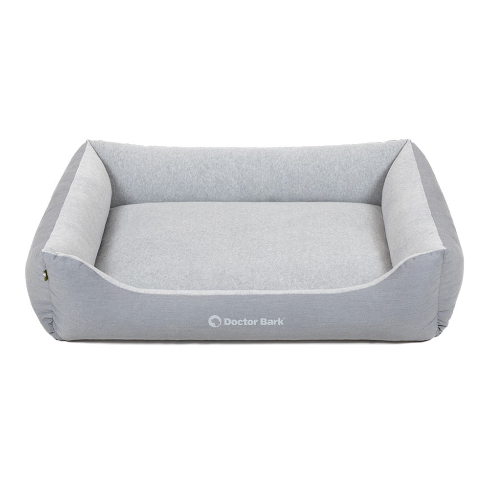 Hundebett, Körnung, Grau, Schaumbord, Waschbar