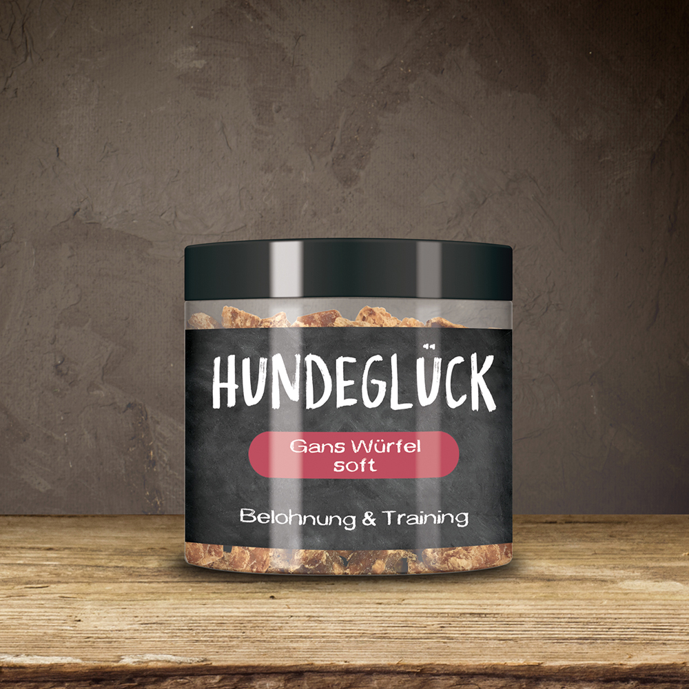 Hundeglück, Gans Würfel, soft, Belohnung, Training