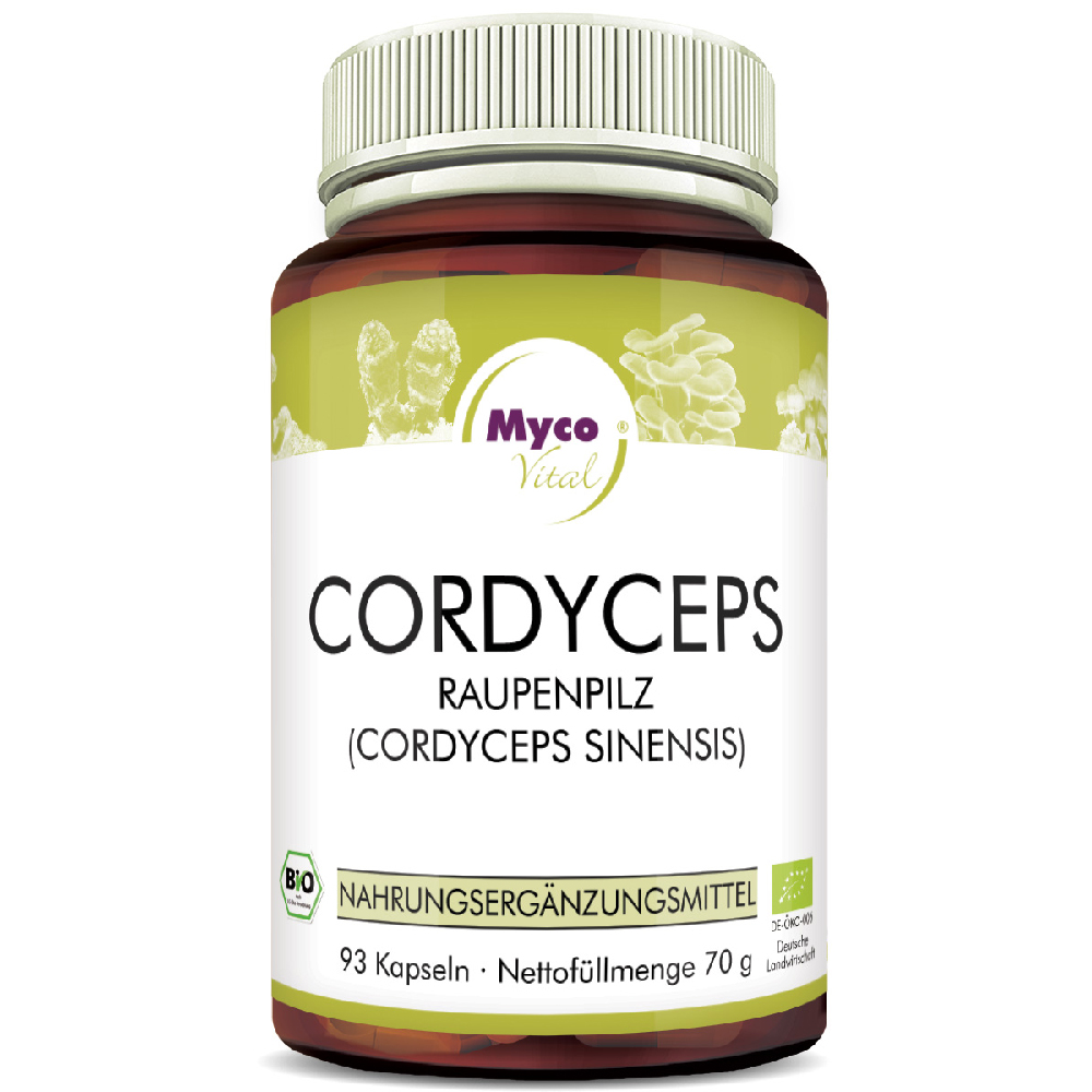 cordyceps, Nahrungsergänzungsmittel, Kapseln, Bio, 70 g