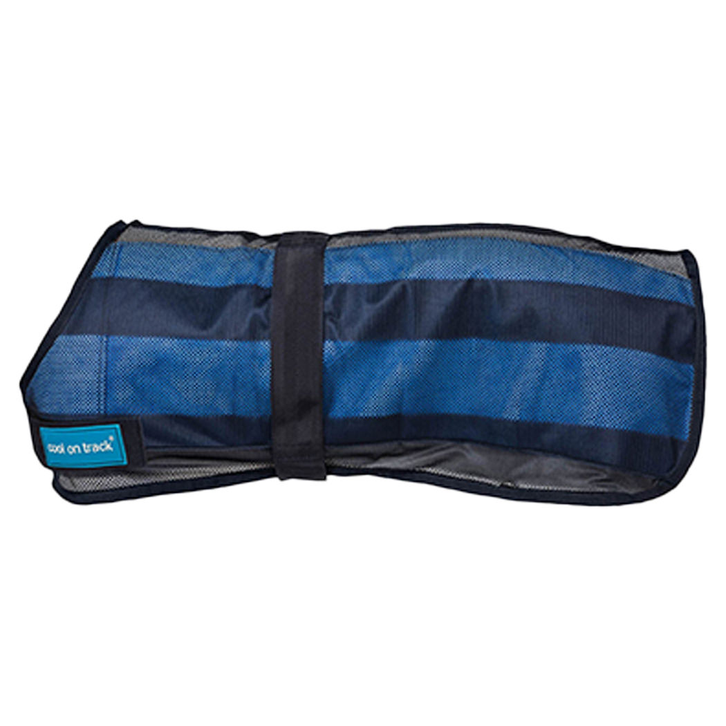 Reißverschluss-Set, Schütztasche, Blau gestreift, Wohn-/Sporttasche, Transporttasche