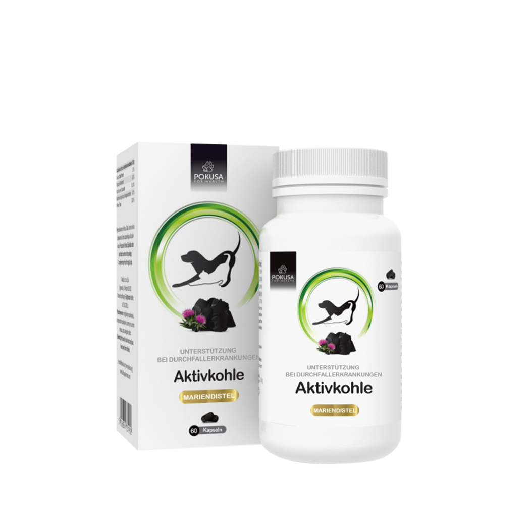 Aktivkohle, Kapseln, Mariendistel, Durchfallerkrankungen, Produktbild