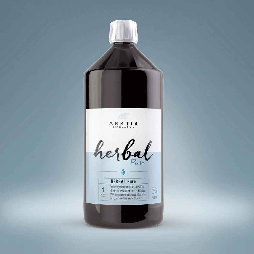 Arktis Herbal Pure mit 8 Milchsäurebakterien und 19 Kräutern 1000ml - Human Arktis Herbal Pure mit 8 Milchsäurebakterien und 19 Kräutern 1000ml - Human