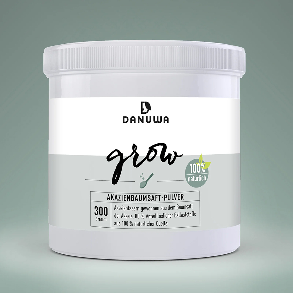 Danuwa GROW Akazienbaumsaftpulver 300g Nachtisch, Essen, Joghurt