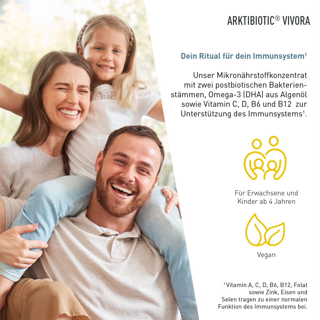 Familienfoto, Immunstamm, Omega-3, DHA, Vegan