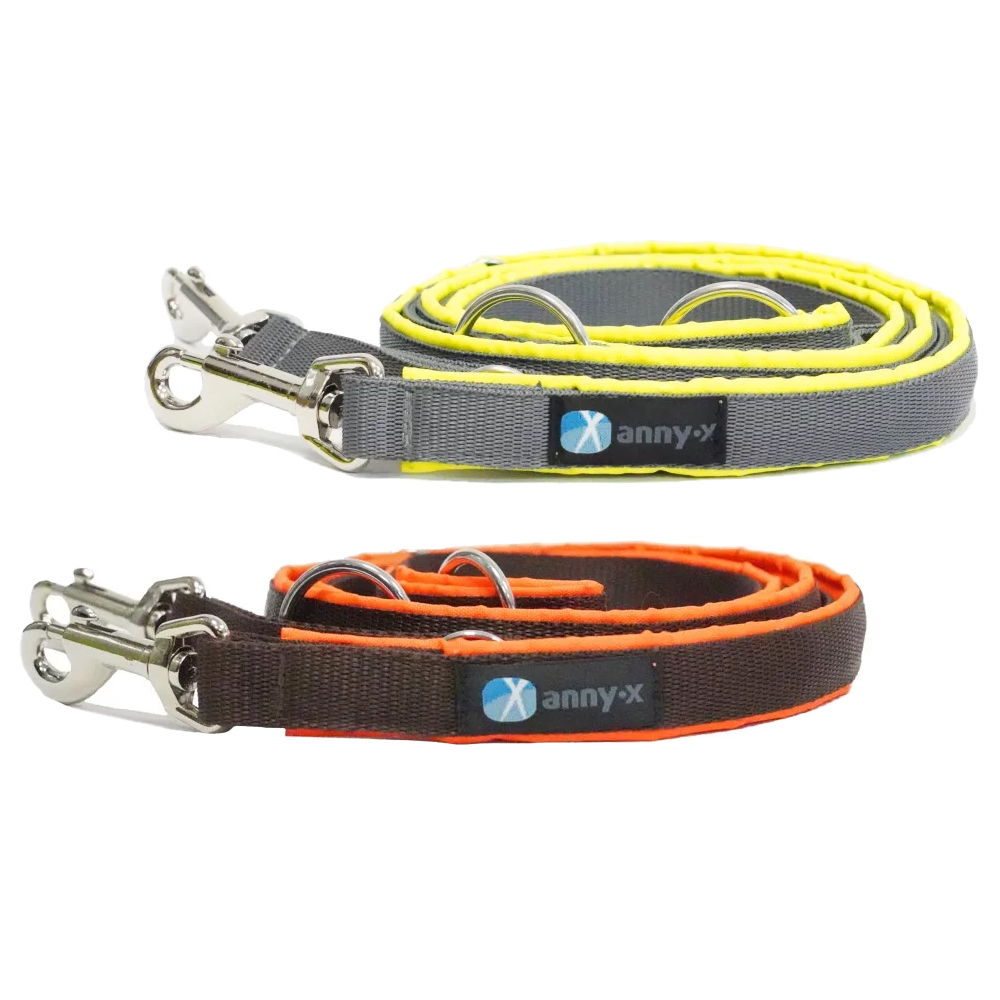 Hundehalsband, Leine, Reflektor, Nylon, Klickverschluss