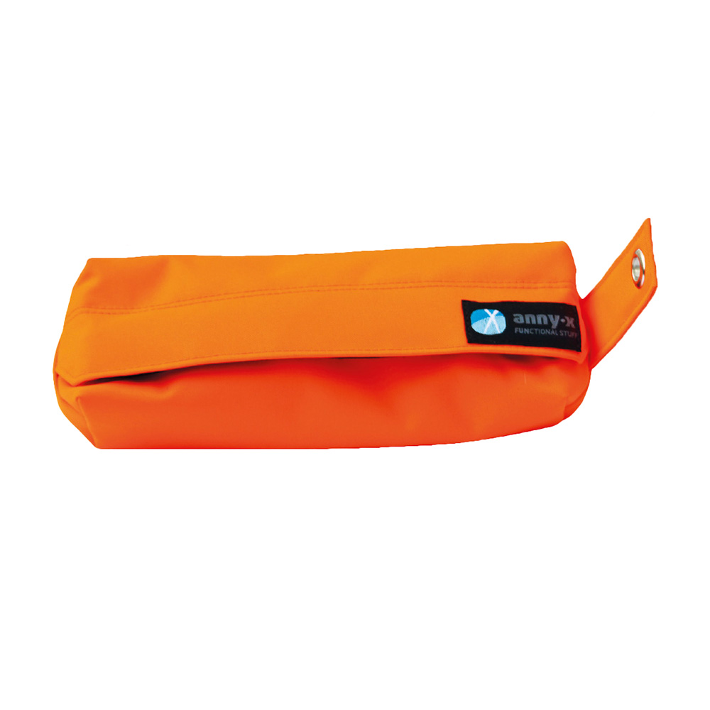 Orange Tasche, Reißverschlusstasche, Reiseetui, Gurtband, Stofftasche
