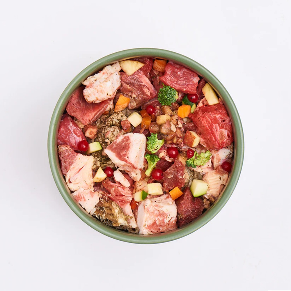 Fleischmix, Suppenauflauf, Gemüse, Rindfleisch, Katzenkost?