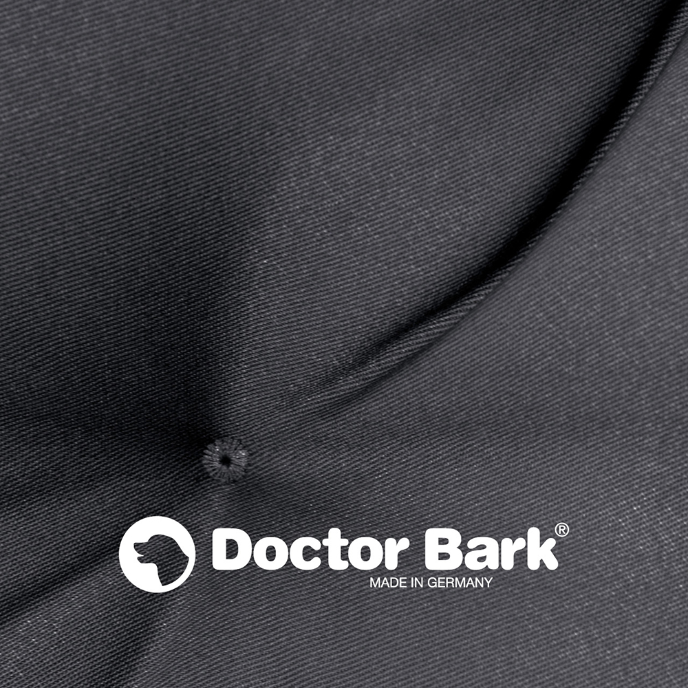 Doctor Bark orthopädisches Hundekissen dunkelgrau M 75 x 65 x 10 cm