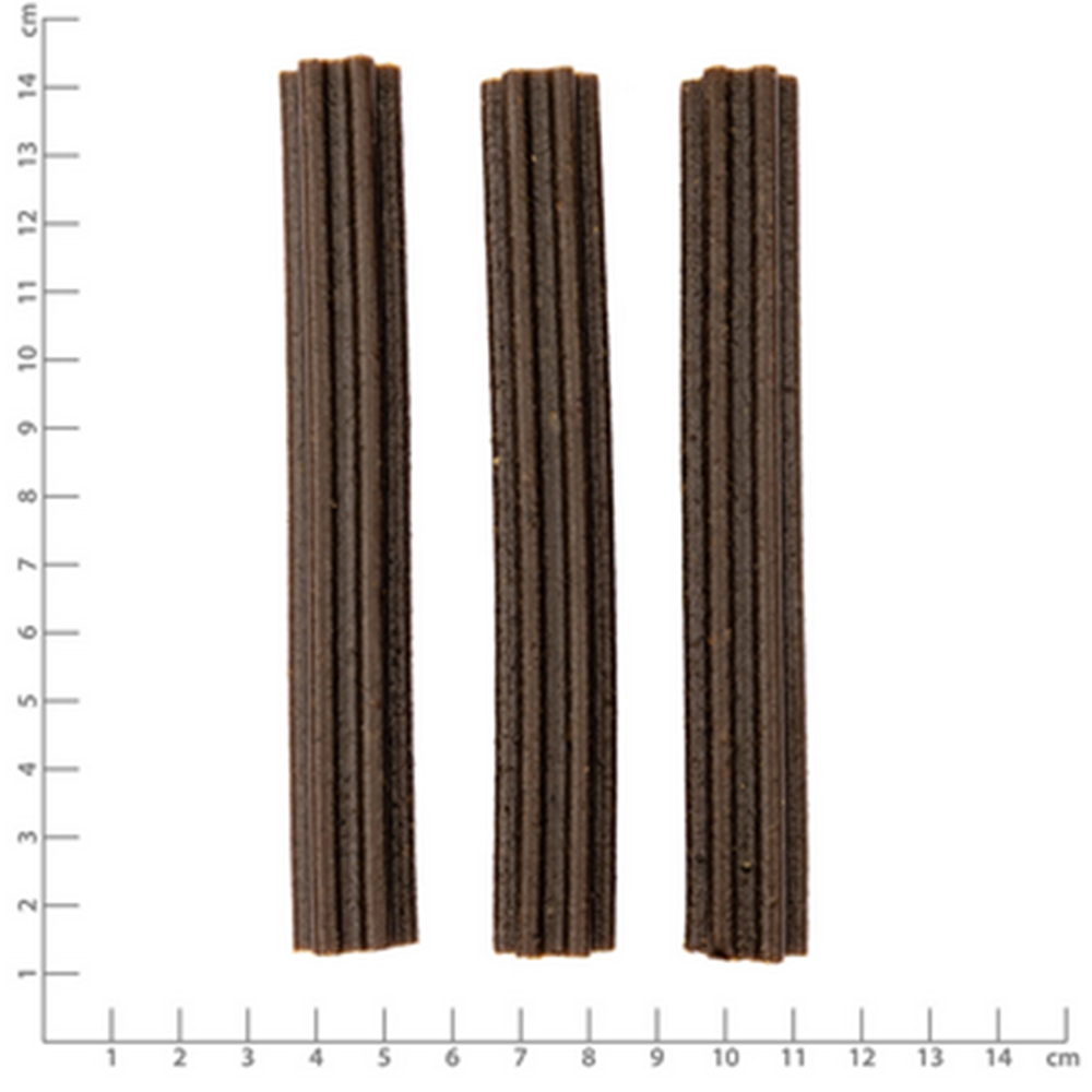 category: Stäbchen, material: Holz, color: Braun, pattern: gerippt, size: ca. 12 cm