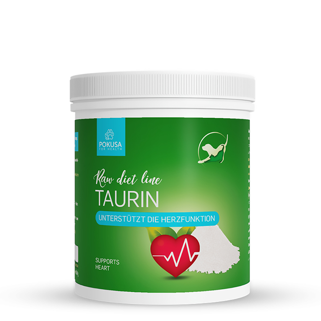 TAURIN, Kapseln, Herzunterstützung, Raw Diet Line, Pokusa for Health