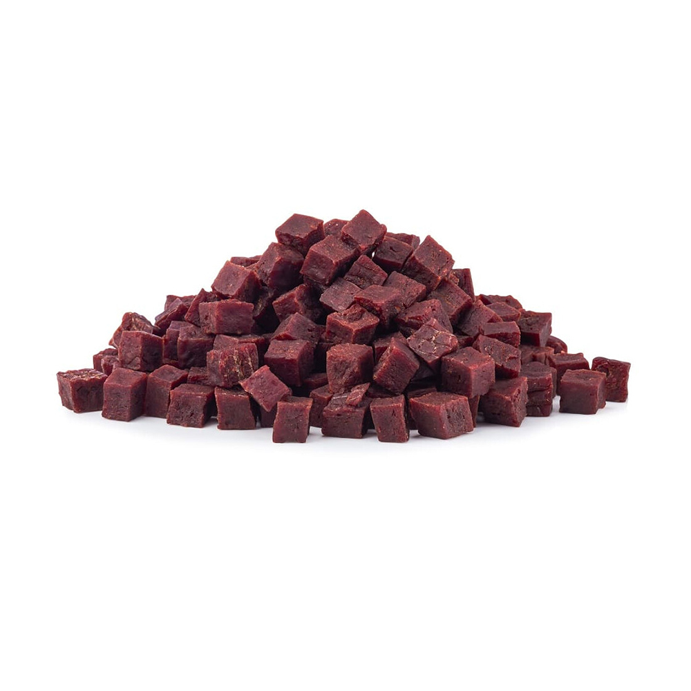 Rote Würfel, Gehackte Form, Kuchen-Dekor, Snackwürfel, Rotbraun