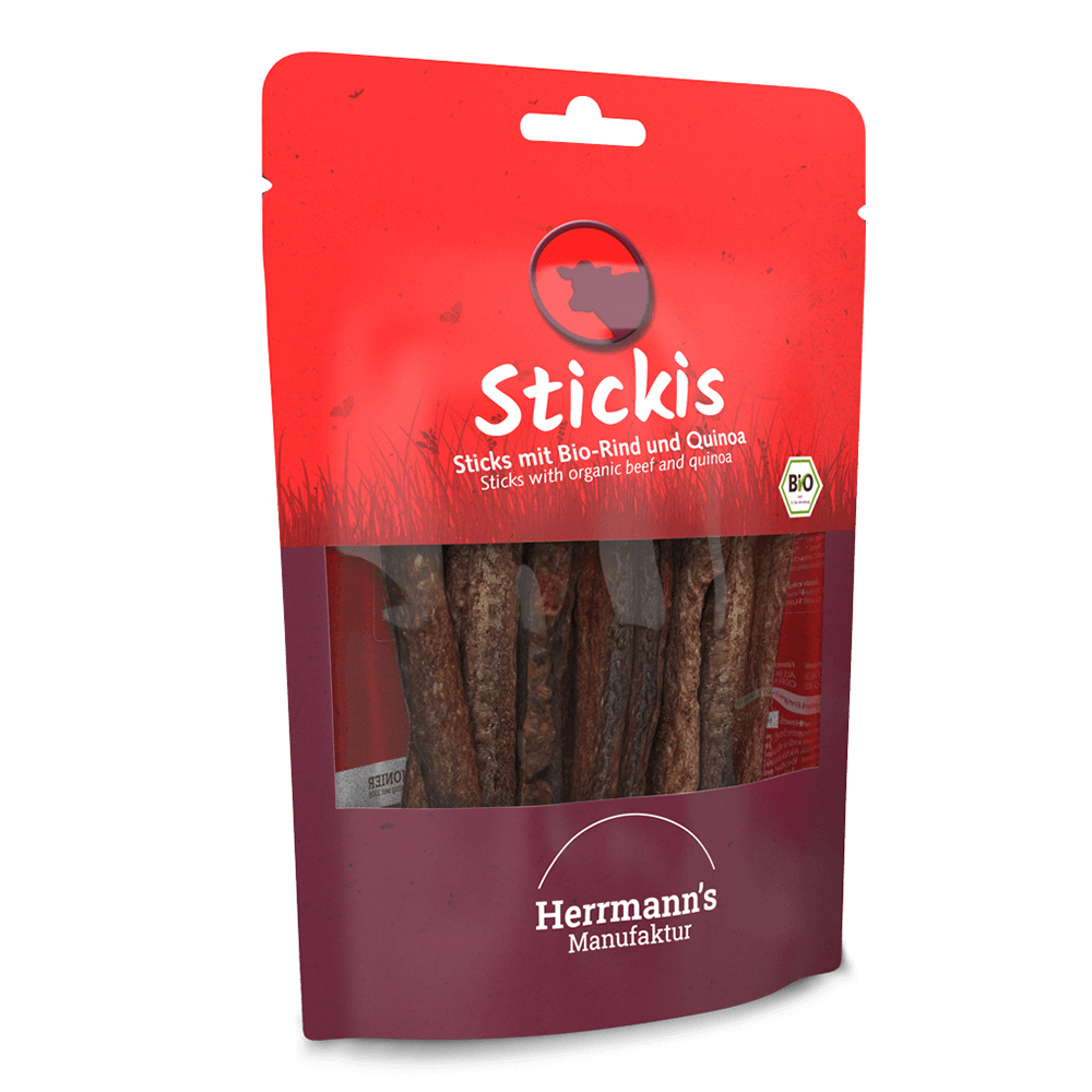 Herrmanns Stickis Bio Rind 80g DE-ÖKO-006