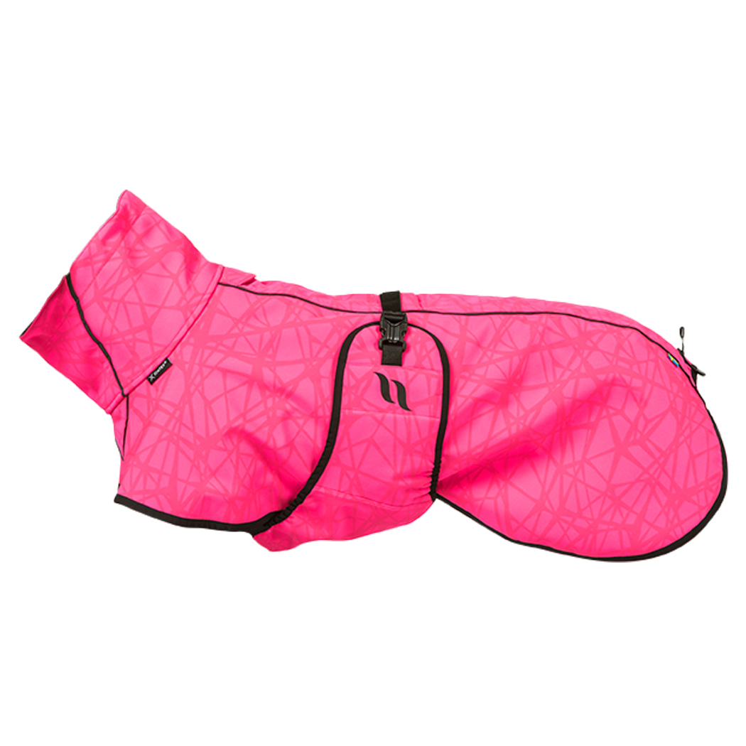 Hundekleidung, Winterjacke, Reflexionsgeflecht, Pink, Weste