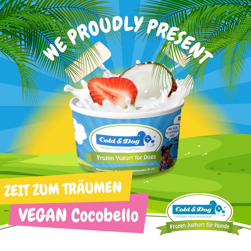 Cold & Dog Hundeeis die vegan Coco Bello 90ml