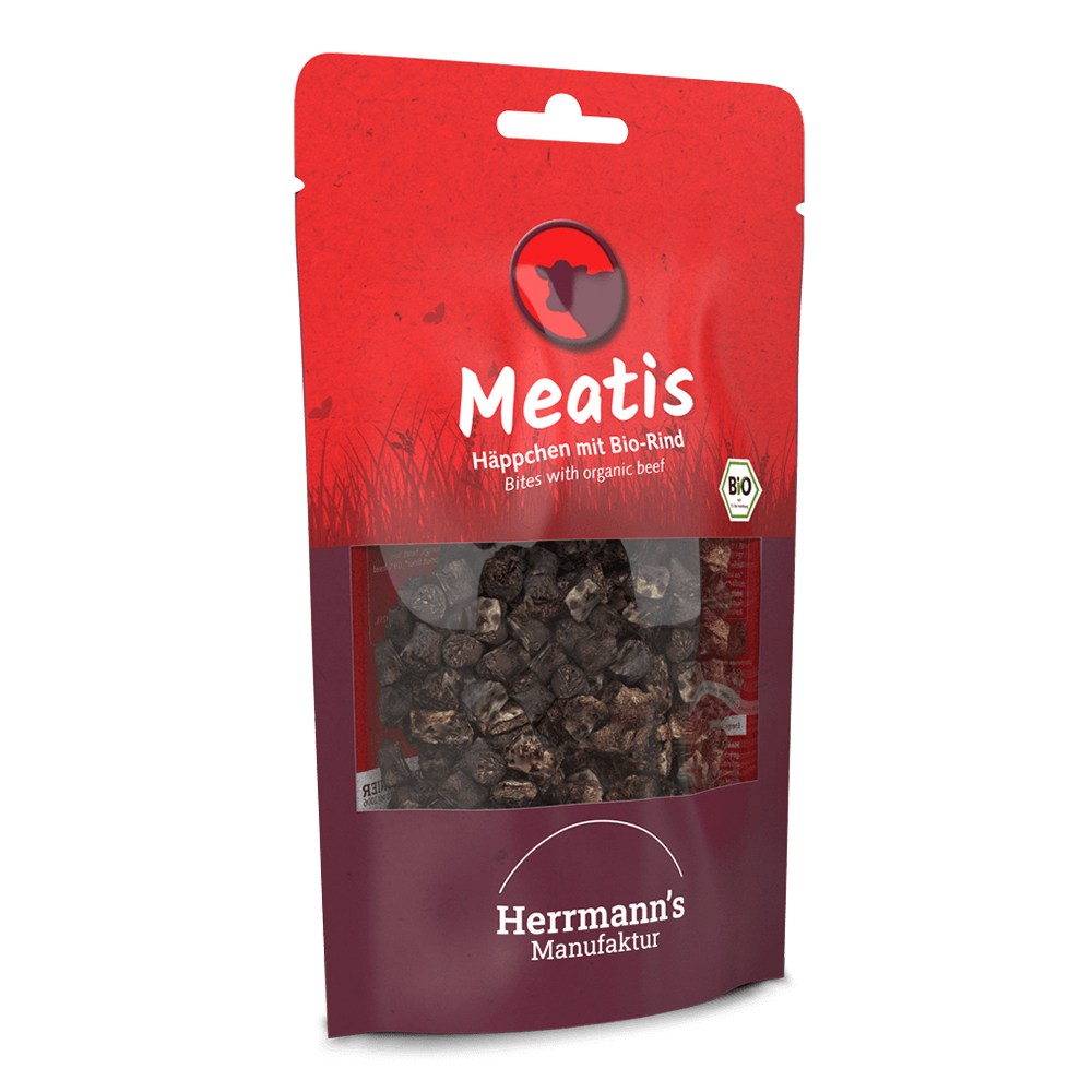 Herrmanns Meatis Bio Rind mit Hirse 80g DE-ÖKO-006
