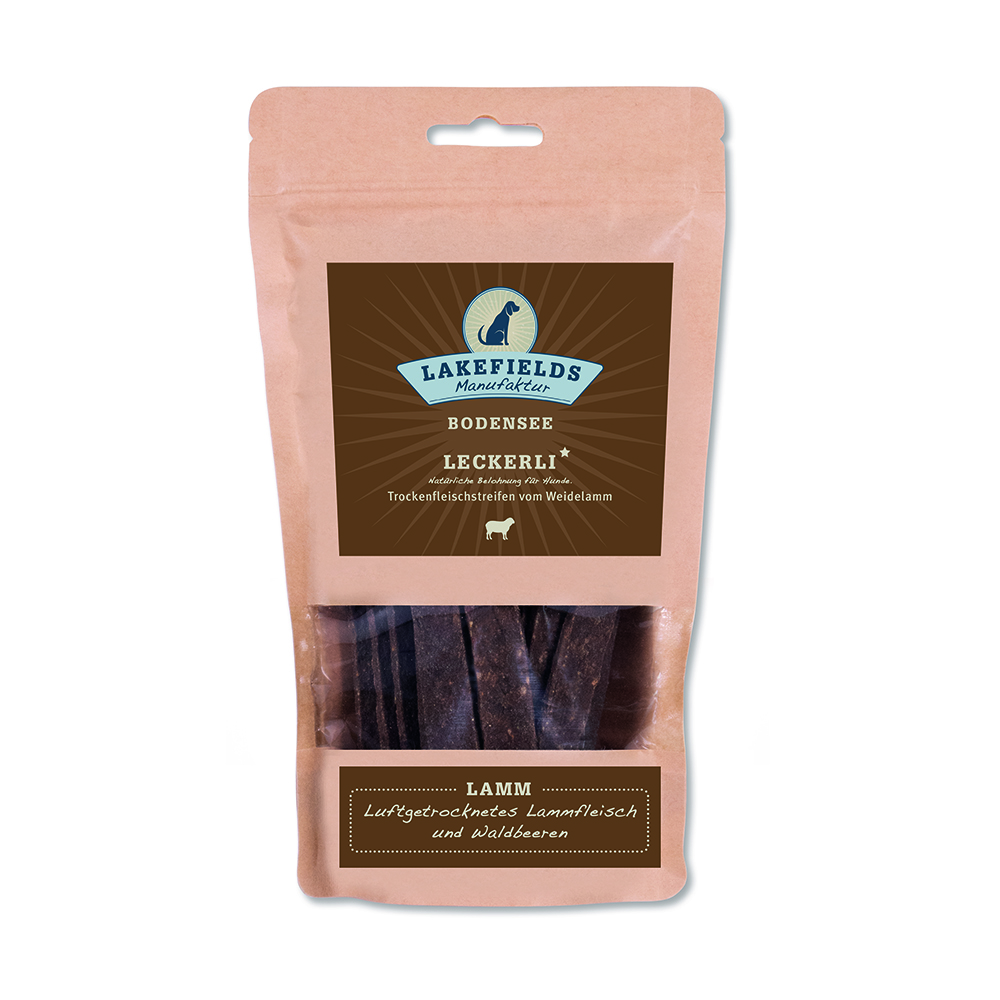 Lakefields Trockenfleischstreifen Lamm 150g Weihrauch