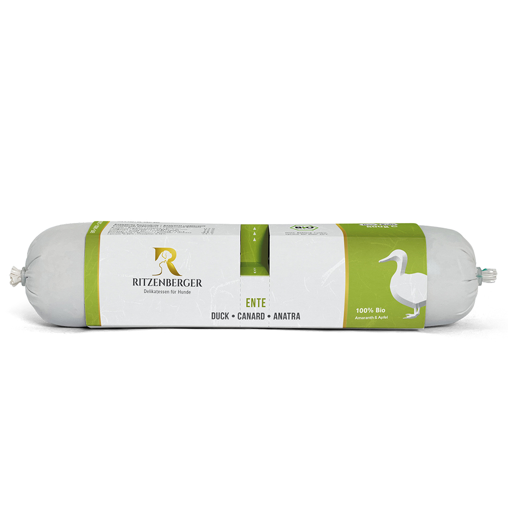 Ritzenberger Bio Ente mit Amaranth Duo-Rolls 2x400g - DE-ÖKO- 003