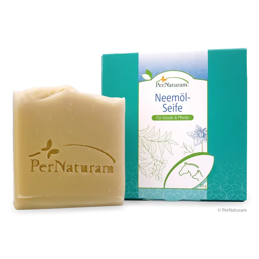 Neemöl-Seife, Seife, Hund & Pferd, Naturkosmetik, 80 g