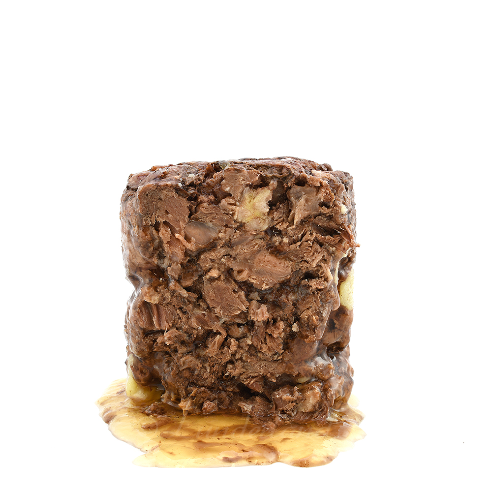 Schokokuchen, Brownie, Kuchenblock, Kernigkeit, Sirupsauce