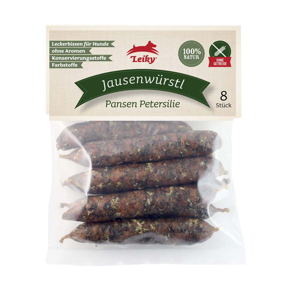 Leiky Jausenwürstl Pansen Petersilie, 8 Stück 115g