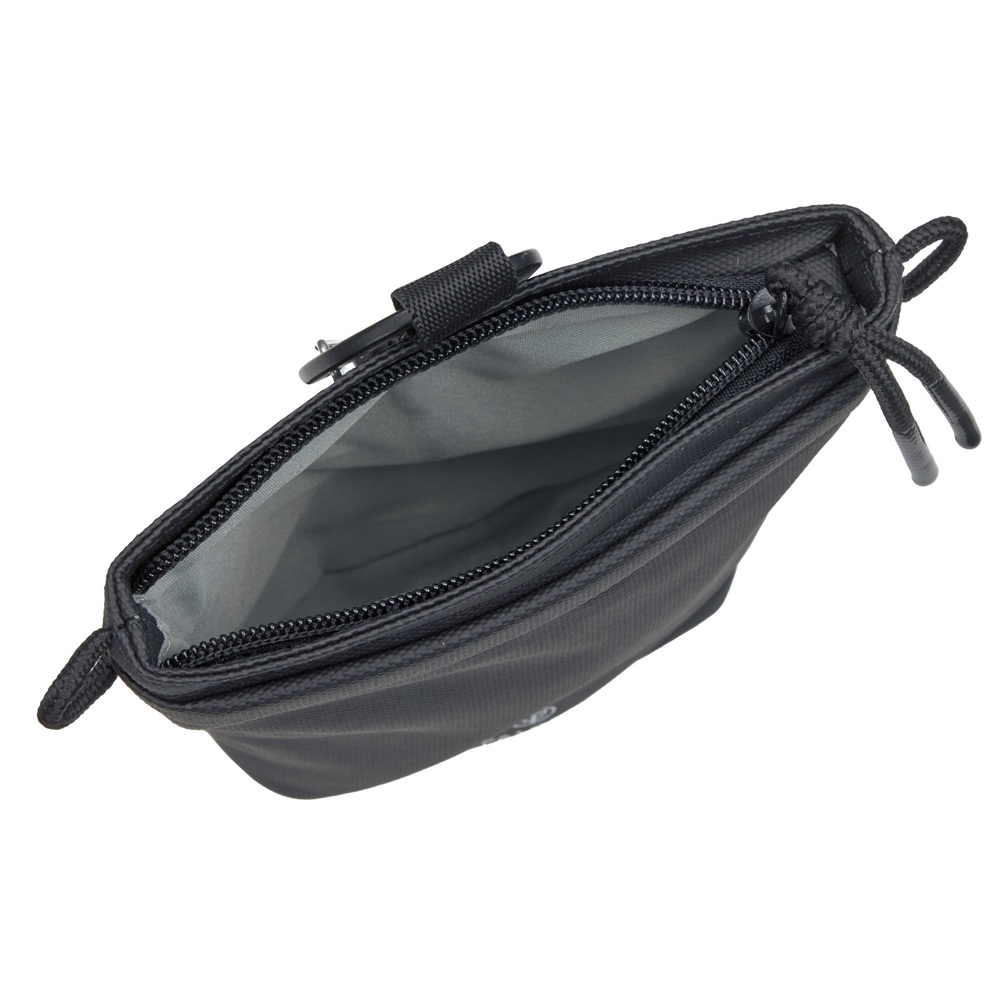 kreditkartenhülle, brieftaschenhülle, reissverschluss, schwarz, leicht