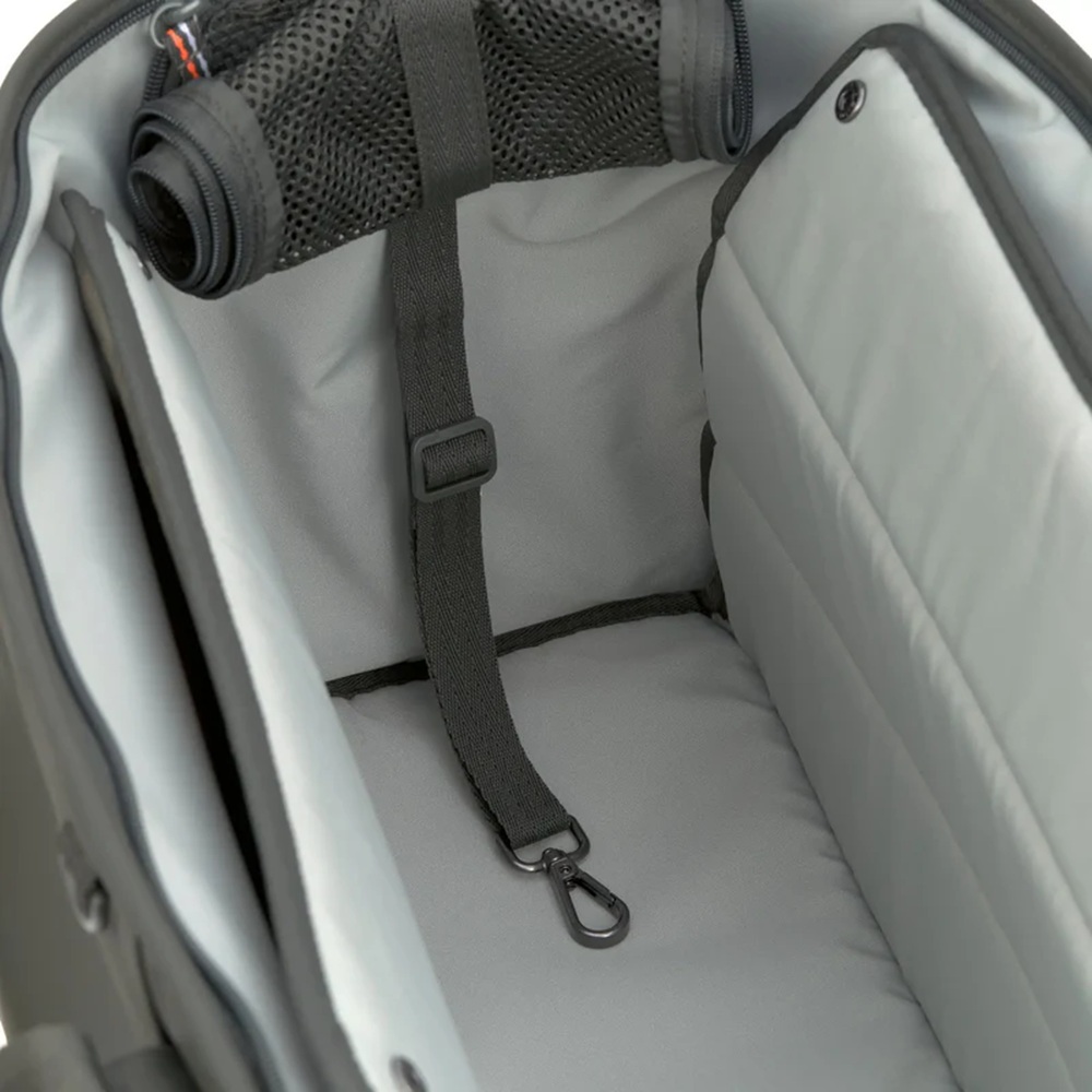 Rucksack Innenraum, Schnallen, Gurtband, Seitenpolster, Laufsteg