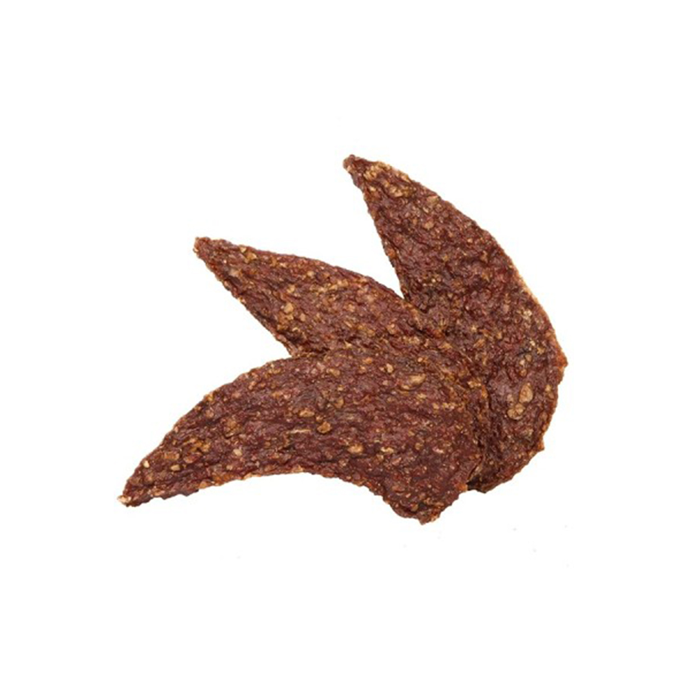 Trockener Hundehappen, Kauartikel, Beef Jerky, Fleischsnack, Knusprige Scheiben