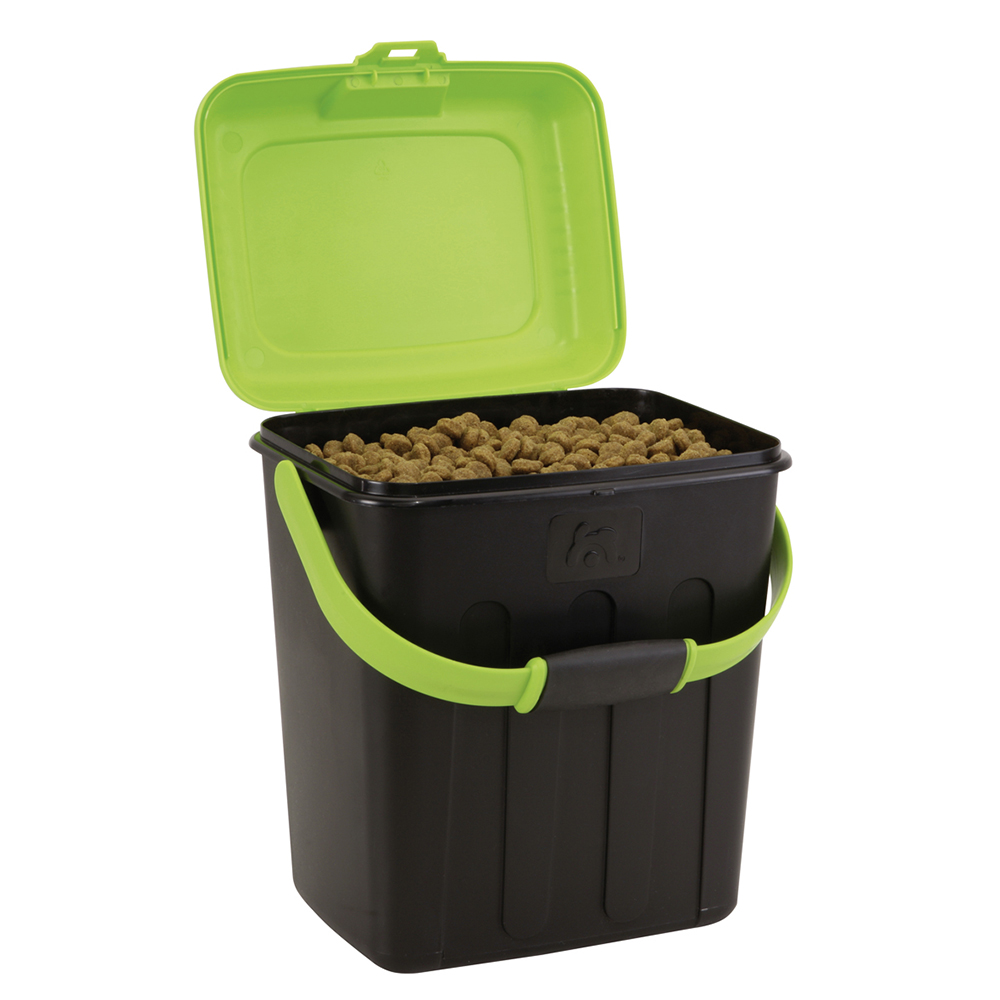 Maelson Dry Box 3 - Vorratsbehälter für Trockenfutter - schwarz und grün