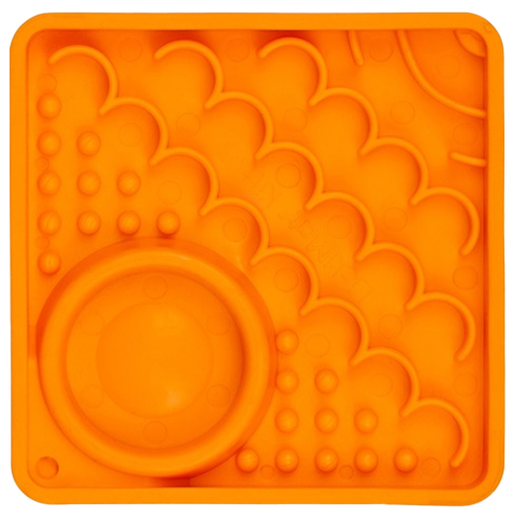 Silikonform, Form, orange, strukturierte Oberflache, Kreis Muster