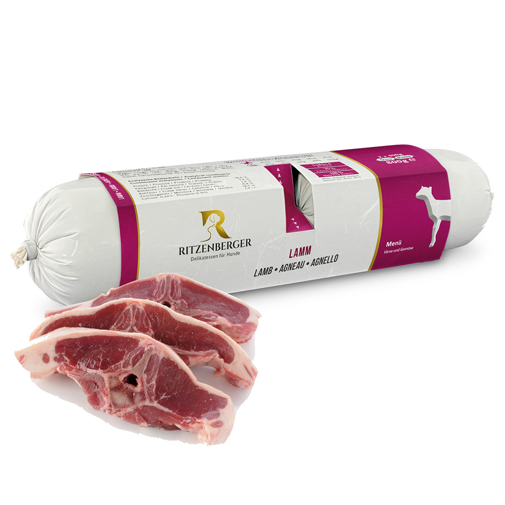 Ritzenberger Lamm mit Hirse und Gemüse Duo-Rolls 2x400g