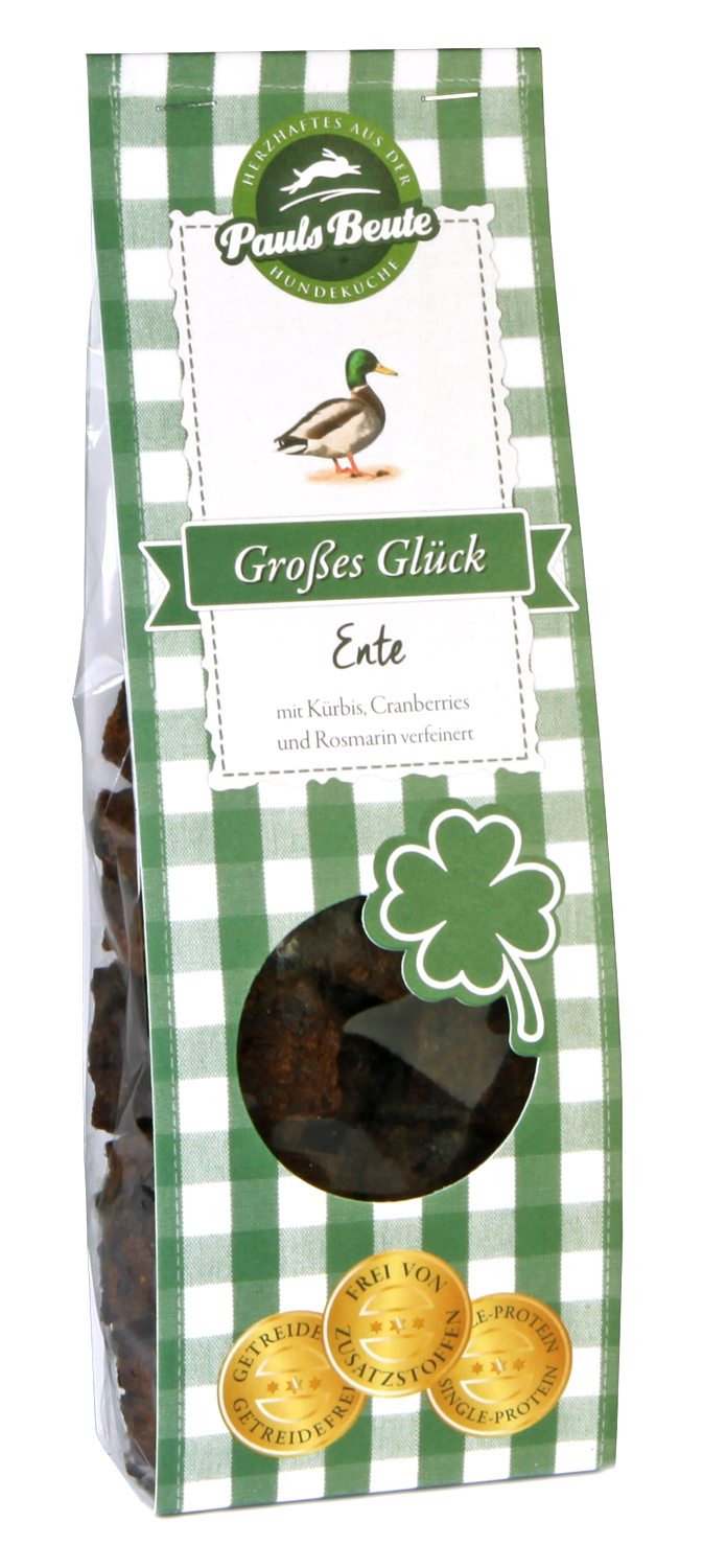 Pauls Beute Großes Glück Ente 200g Tier, Vogel