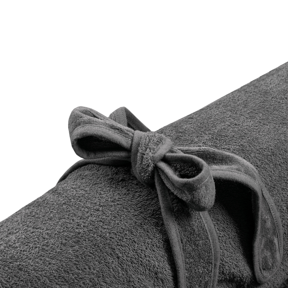 Schal, Wickelknopf, Stoffschal, Grau, Textil