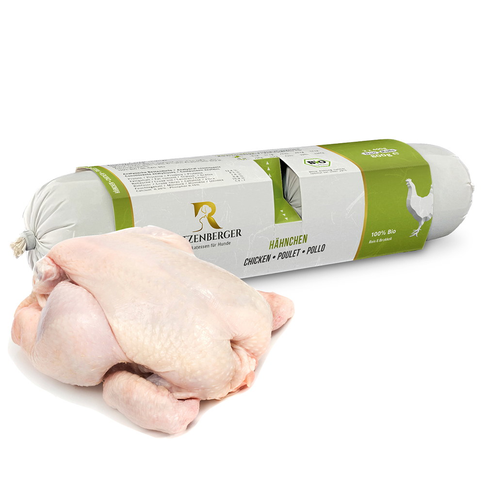 Hähnchen, Geflügel, Ganzes Hähnchen, Trockenwurst?, Bio?