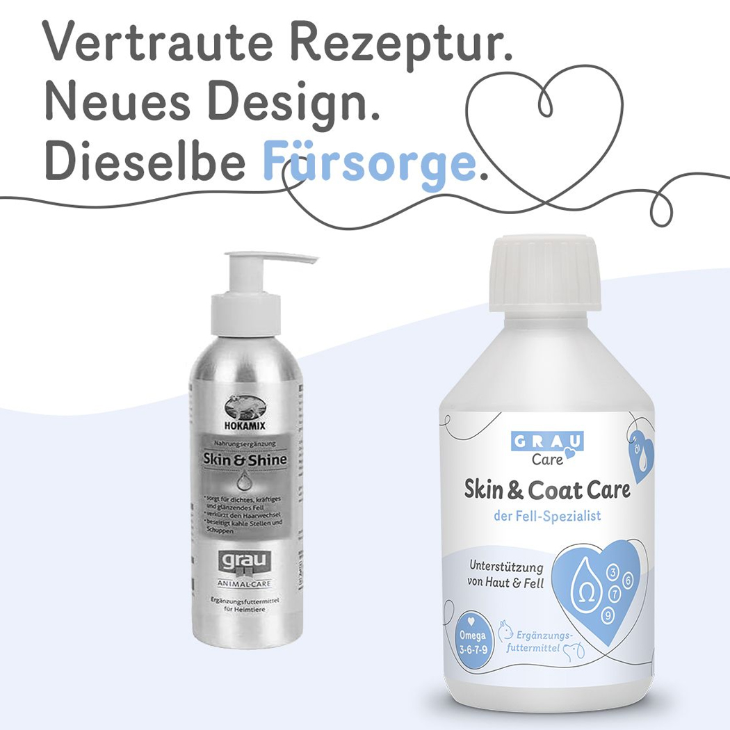 Skin & Shine, Haarpflege, Tierpflege, Fellpflege, Omega-Zusatzstoffe