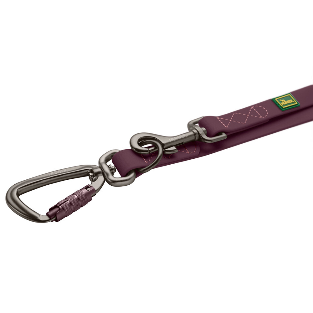 Schlüsselanhänger, Lanyard, Leder, Lila, Metallbeschläge