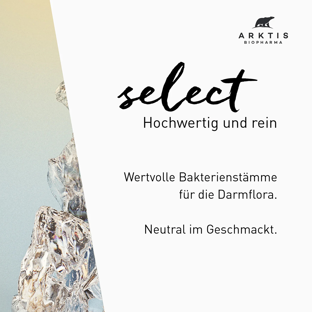 Arktis Arktibiotic Select 60g mit 6 Milchsäurebakterien und Vitamin D - Human