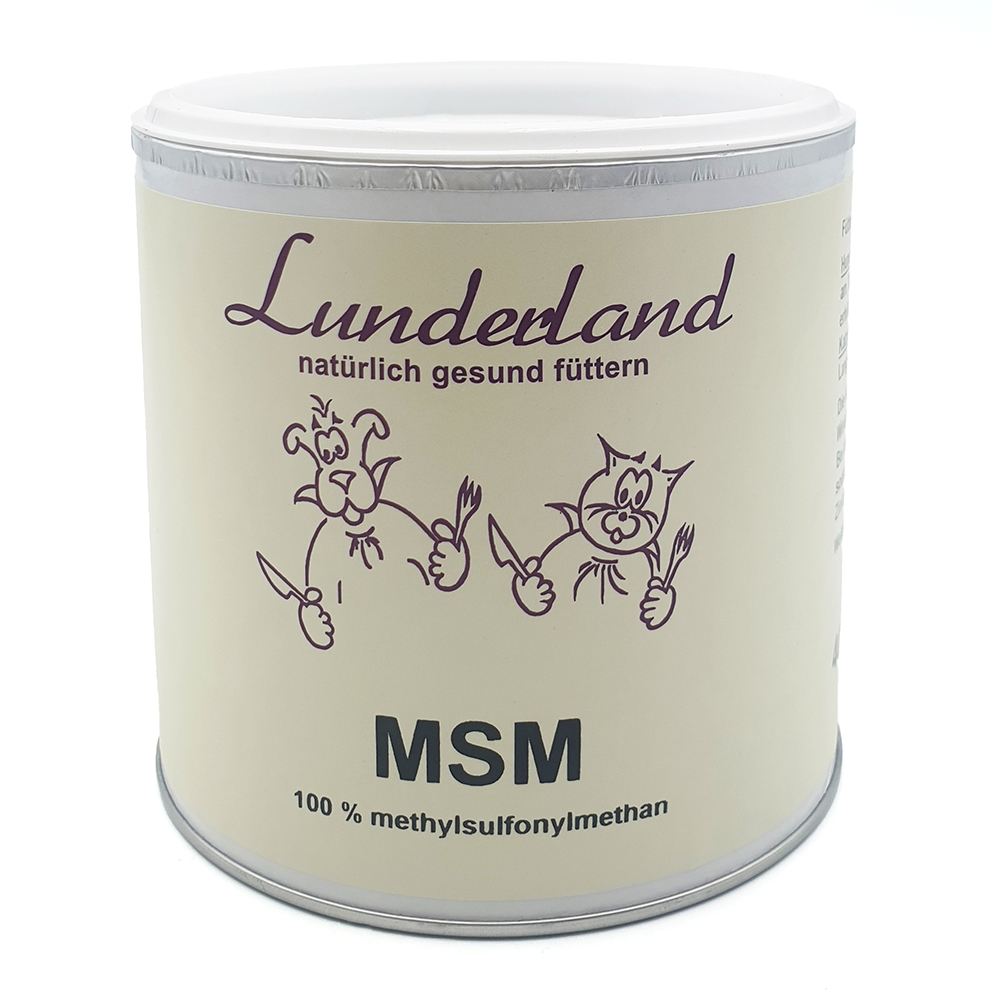 metalkanne, MSM, Methylsulfonylmethan, natürliches Nahrungsergänzungsmittel, Dosenbehälter