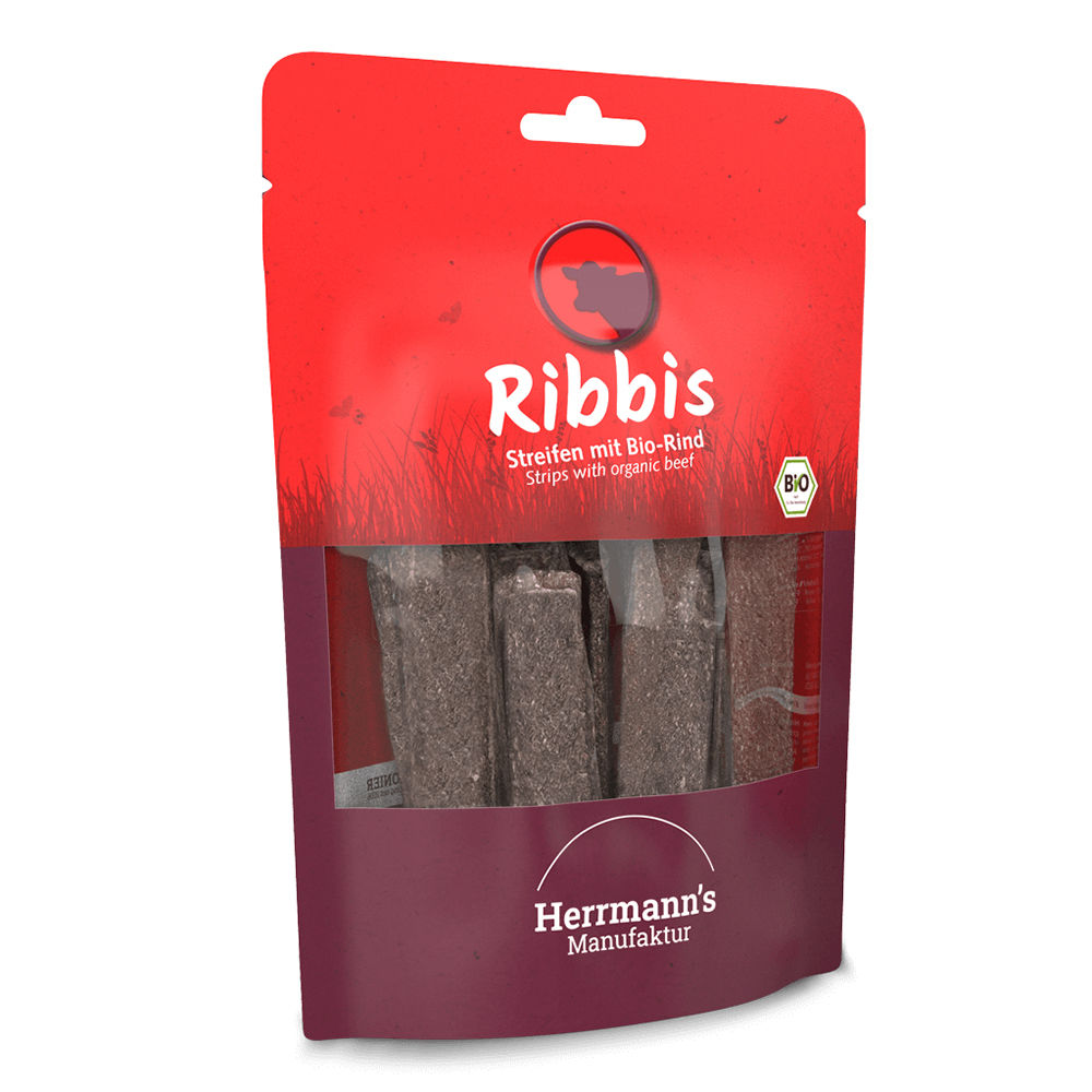 Herrmanns Ribbis Bio Rind 80g DE-ÖKO-006