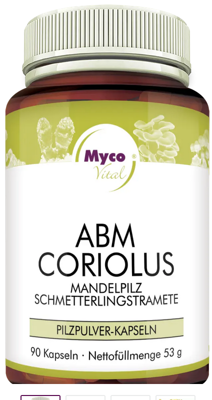 Myco Vital ABM Coriolus Pilzpulver 93 Kapseln 53g