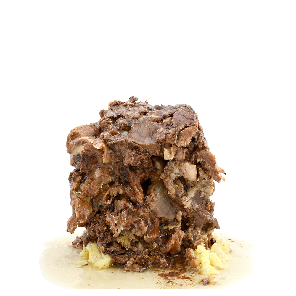 Müsliriegel, Schokoriegel, Kuchenstück, Schmelzende Schokolade, Nussstückchen