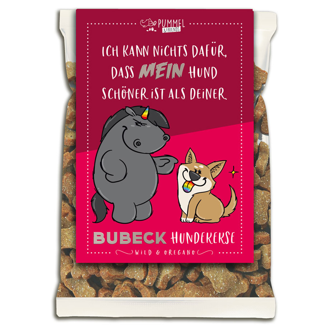 Hundekekse, Tierleckerlis, Ernährung, Kauartikel, Wild & oregano