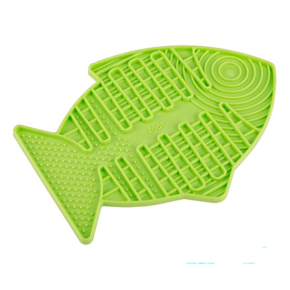 fischförmige Matte, Küchenmatte, Silikonmatte, grüne Matte, Anti-Rutsch-Fläche