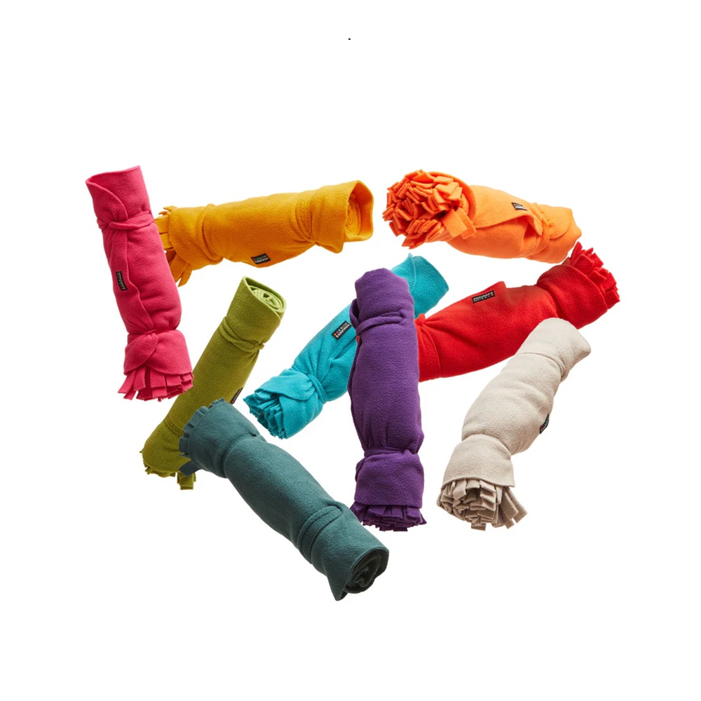 Schalband, Stoffband, Loop-Schal, Fransen-Schal, Mehrfarbig