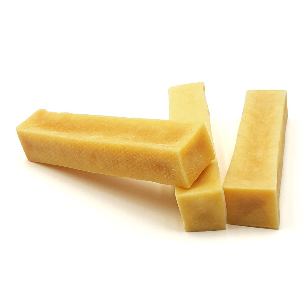 wuffwelt Käse Kauknochen für mittelgrosse Hunde - ca 90g Brot, Essen