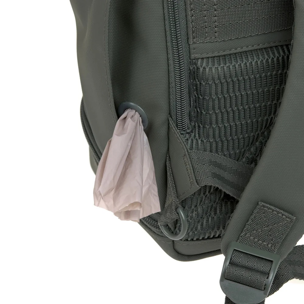 Gürteltasche, Rucksack, Meshfach, Seitentasche, Kordelzug-Papiertasche